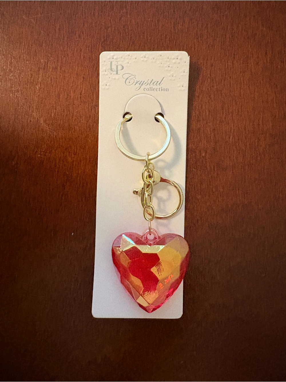 Red Heart Keychain NWT